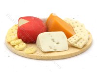 (image for) Miniature Cheese and Crackers by Sylvia Clarke