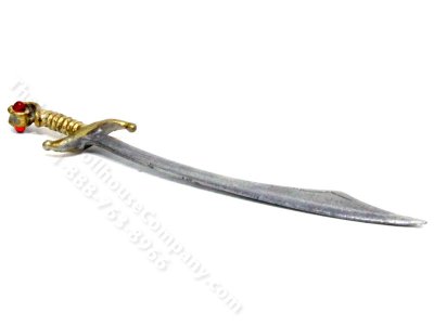(image for) Miniature Talwar Sword for Dollhouses