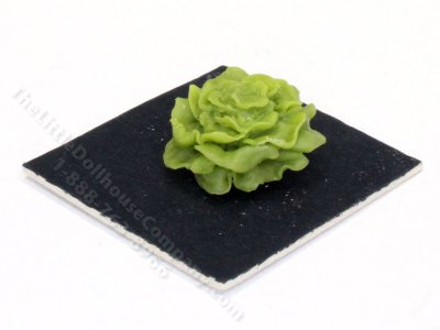 (image for) Dollhouse Scale Model Soft Green Lettuce by Charlotte Willmott