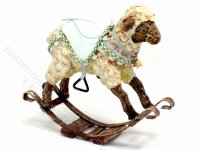 (image for) Dollhouse Miniature Rocking Sheep Toy