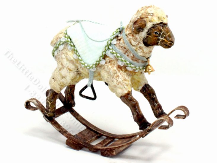 (image for) Dollhouse Miniature Rocking Sheep Toy