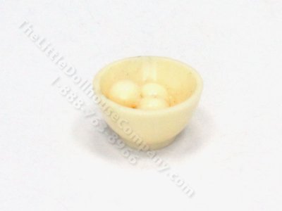 (image for) Miniature Bowl of Eggs for Dollhouses