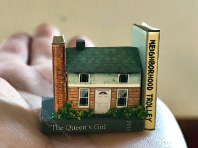 (image for) Miniature Little Book House - Green House Kit