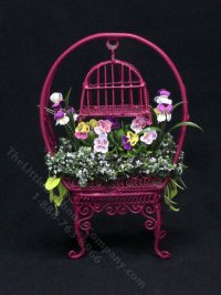 (image for) Miniature Pink Birdcage Planter, Mini Creations by Judy