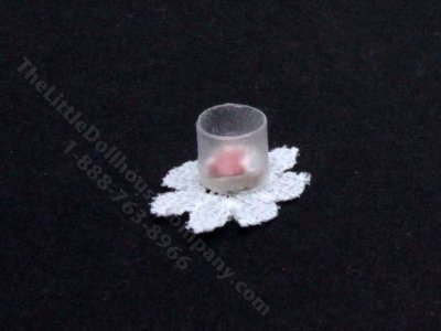 (image for) Miniature False Teeth in a Glass