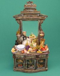 (image for) Kitchen Credenza with Mirror by Twylla Charles
