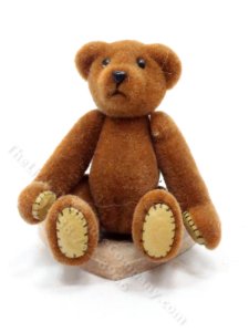 (image for) Miniature Brown Bear Pin for Dollhouses