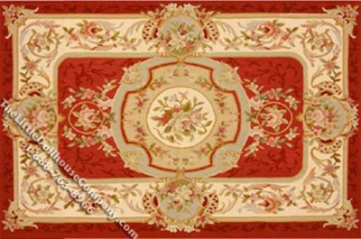 (image for) Dollhouse Scale Model Medium Sized French Aubusson Rug
