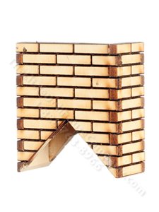 (image for) Dollhouse 45 Degree Peak Chimney, Short
