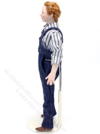 (image for) Man in Overalls Doll by Carie Lourenco