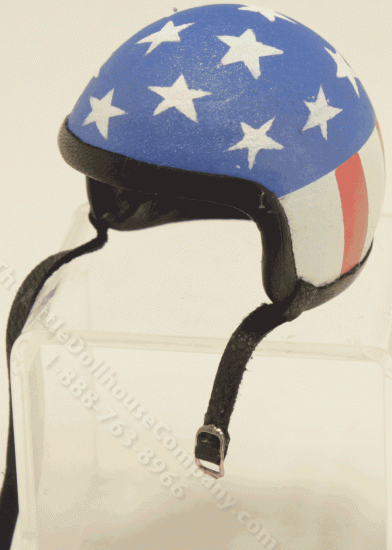 (image for) Miniature American Flag Large Helmet by Judith Blondell