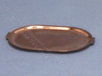 (image for) Miniature Oval Copper Tray