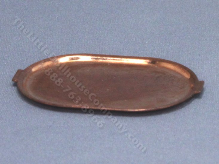 (image for) Miniature Oval Copper Tray