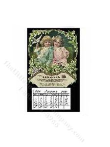 (image for) Miniature Calendar Kit for Dollhouses