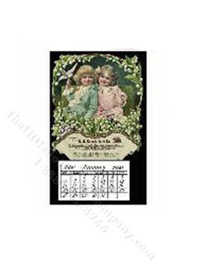 (image for) Miniature Calendar Kit for Dollhouses