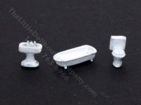 (image for) 1/144" Scale 3pc Bathroom Set