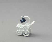 (image for) Dollhouse Miniature Baby Carriage