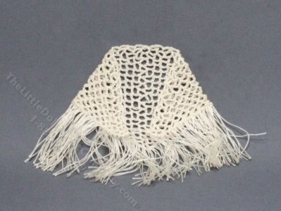 (image for) Vintage Miniature Lace Shawl for Dollhouses
