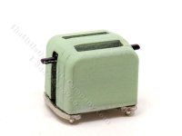 (image for) Miniature Toaster for Dollhouses - Mint Green