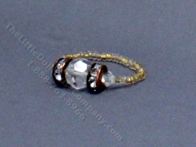 (image for) Vintage Miniature Crystal Necklace for Dollhouses