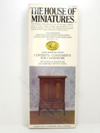 (image for) Miniature As-Is Unfinished Queen Anne Wardrobe Kit