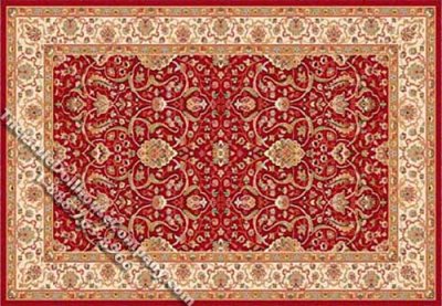 (image for) Dollhouse Scale Model Rectangular Traditional Rug