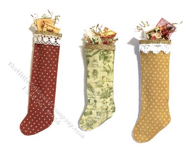 (image for) Miniature Santa Hat & Stockings Kit