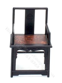 (image for) Miniature Inlaid Ching Chair for Dollhouses