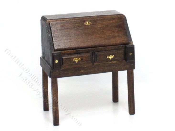 (image for) Miniature Chippendale Desk for Dollhouses