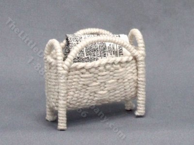 (image for) Miniature Magazine Wrack with Newspaper