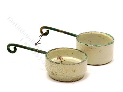 (image for) Miniature Double Boiler for Dollhouses, Beige