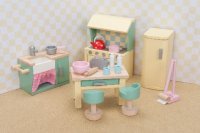 (image for) Appleby Quick Build Dollhouse with Daisylane Furniture H122