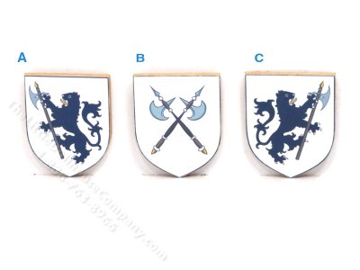 (image for) Miniature Shield Crest for Dollhouses (1pc)