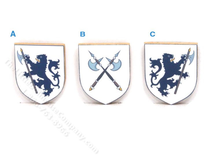 (image for) Miniature Shield Crest for Dollhouses (1pc)