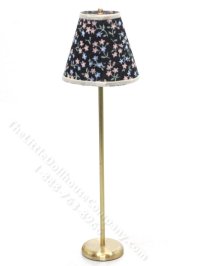 (image for) Miniature Brass Floor Lamp for Dollhouses
