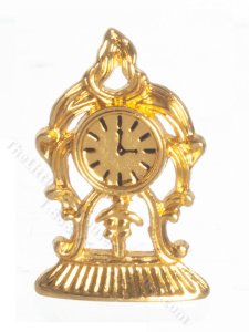 (image for) Miniature Mantle Clock for Dollhouses