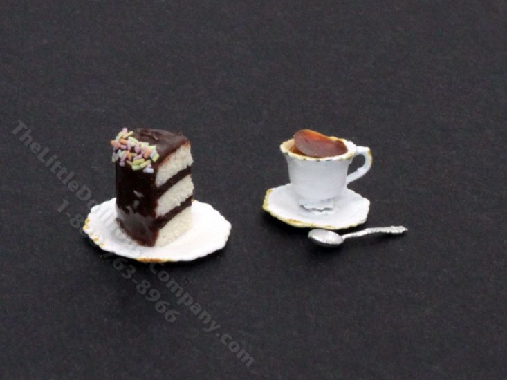 (image for) Miniature Cake Slice for Dollhouses