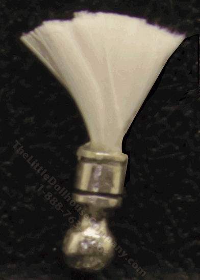 (image for) Miniature Shaving Brush with Sterling Silver Handle by Don Henry
