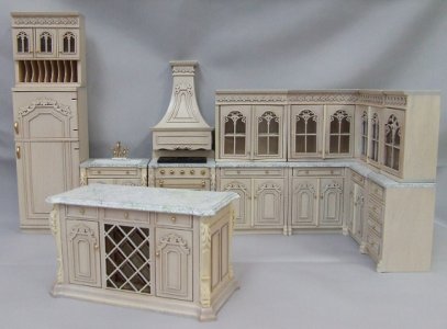 (image for) Julia's Twelve Piece White Wash Kitchen Set