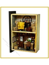 (image for) 1:48 Scale Miniature Secret Book Kit - Cat & Mouse Detective Agency - THE BIG MOVE