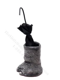 (image for) Handmade Miniature Elephant Foot Umbrella Stand by Nantasy Fantasy