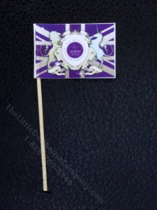 (image for) Miniature Queen's Platinum Jubilee Flag for Dollhouses