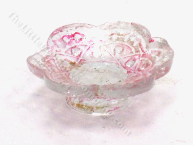 (image for) Miniature Pressed Glass Cake Stand for Dollhouses