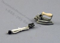 (image for) Dollhouse Scale Model Metal Iron