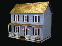 (image for) The Littledollhouse Company Oakwood Dollhouse Kit