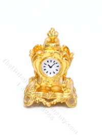 (image for) Miniature Gold Table/Mantle Clock