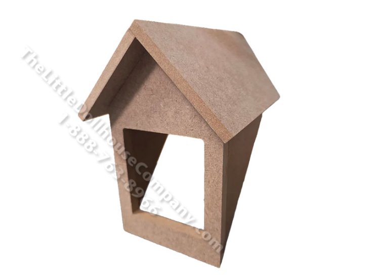 (image for) Dormer Window Unit w/45 Degrees Pitch for Dollhouse Scale Models