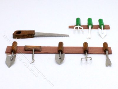 (image for) Miniature Set of Vintage Garden Tools