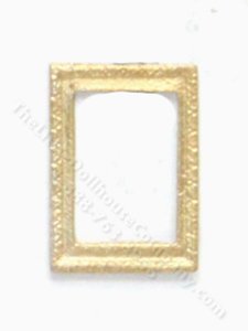 (image for) Miniature Tiny Rectangular 'Abigail' Frame - Gold