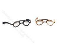 (image for) Miniature Set of Antique Eyeglasses for Dollhouses